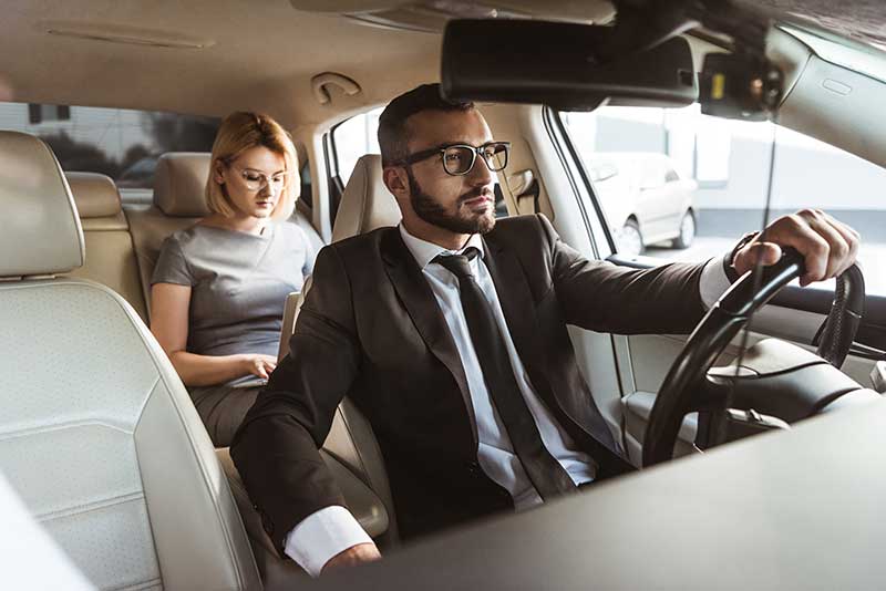 car with driver in dubai